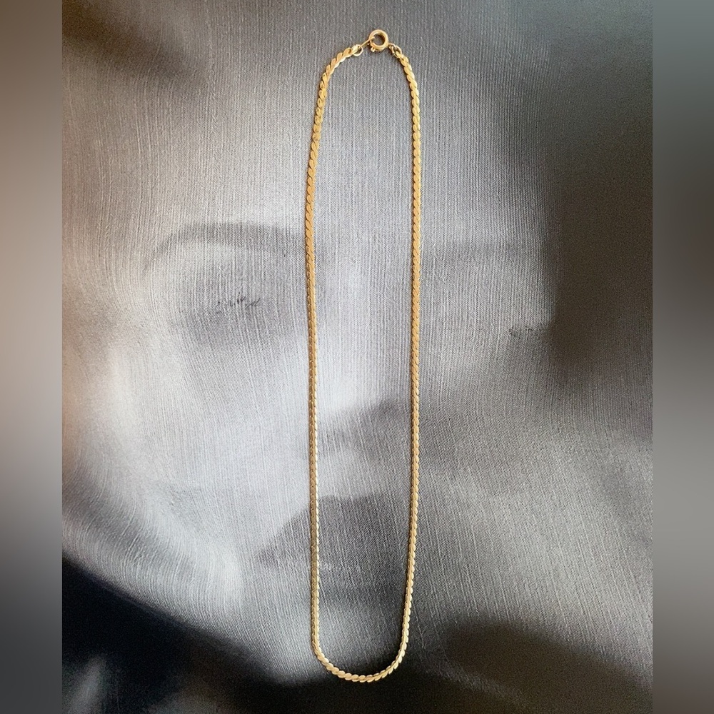 Gold Tone Layering Necklace Chain